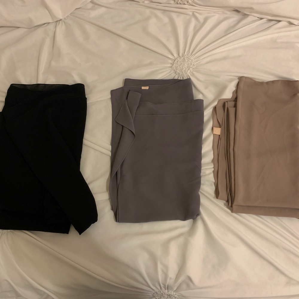 bundle of chiffon hijabs